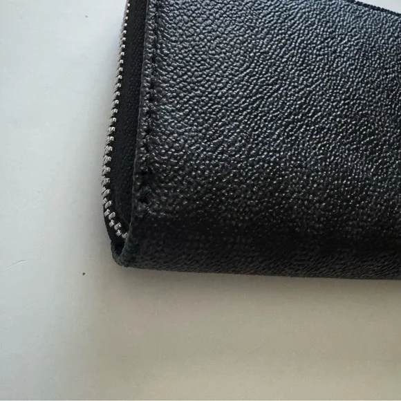 Michael Kors Black Logo Zip Around Leather Wallet - Picture 6 of 12